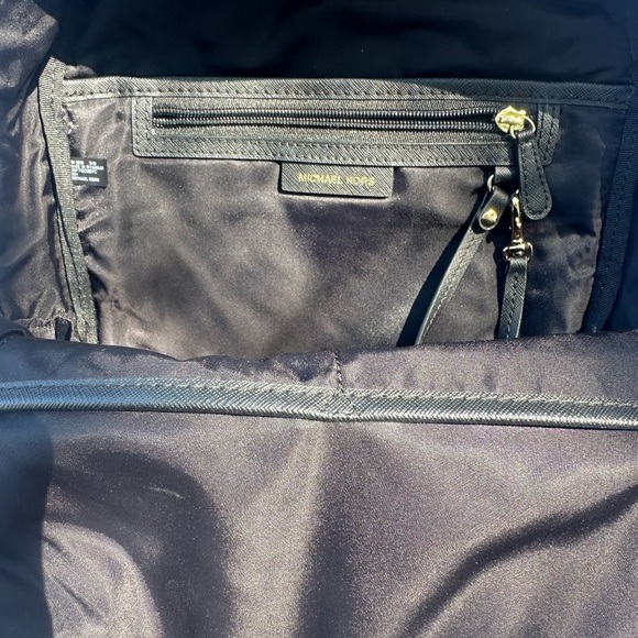 Michael Kors Kelsey Nylon Large Back Pack Bag- Black - Picture 11 of 11